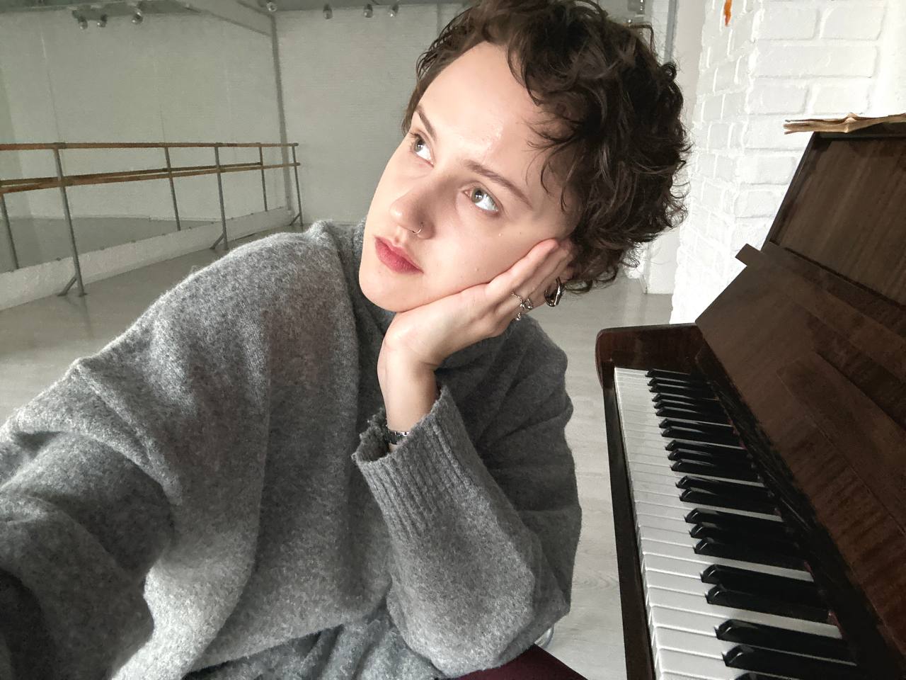 Валерия на уроке